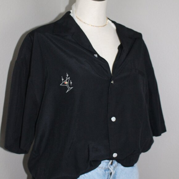 City Streets Dirty Martini Button Down - Picture 2 of 7